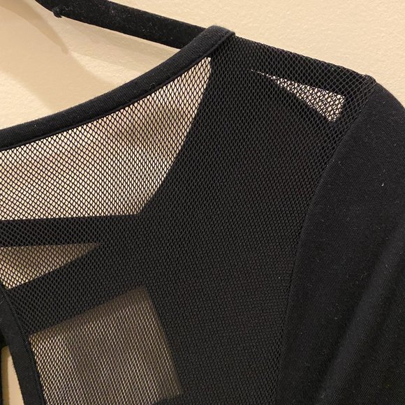 Hot Topic Cutout Mesh Black Dress with Pockets - Picture 8 of 11